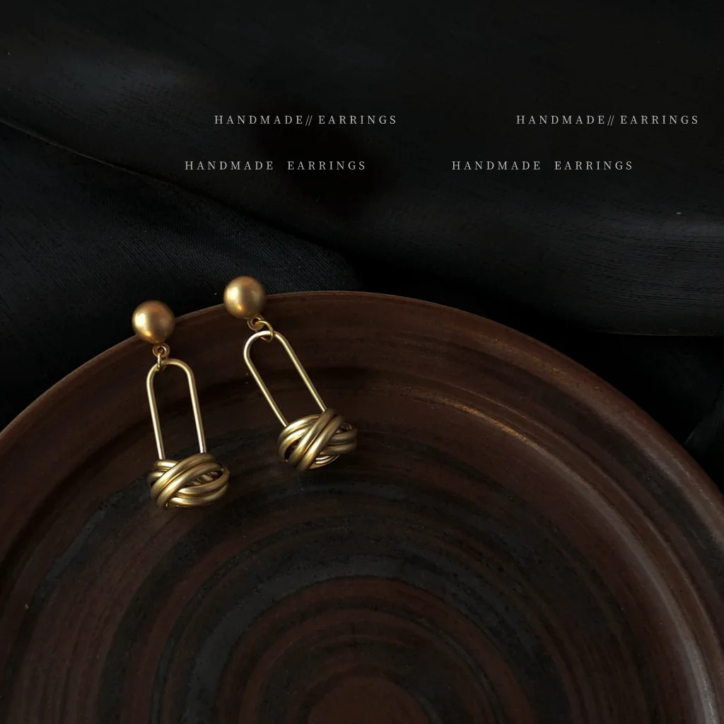 

2022 European and American Hot Selling High-Grade Matte Knot Earrings For Women Fashion Earring Birthday Party Jewelry Gift