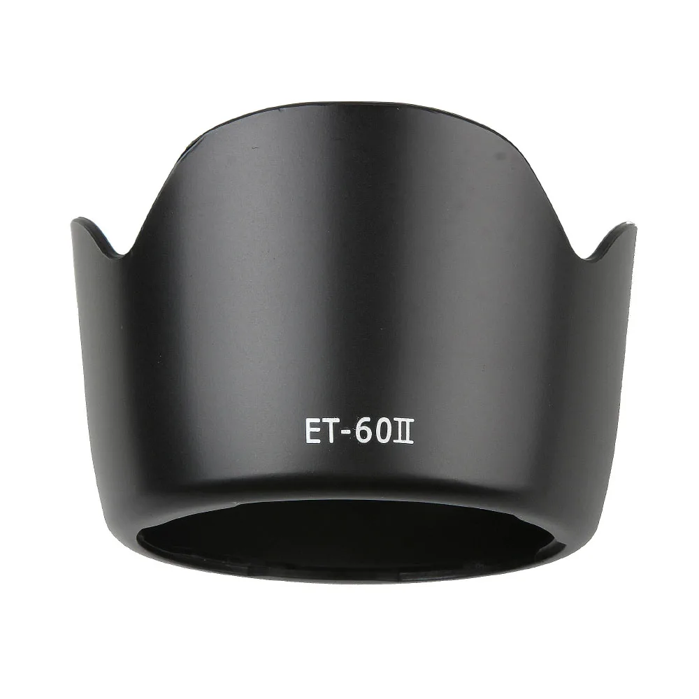 ET60 カメラレンズフードキヤノン EOS 60D 70D 80D 90D 700D 750D 760D 77D デジタル一眼レフマウント EF-S 55-250 ミリメートル/EF 75-300 ミリメートル 58 ミリメートルフィルターレンズ