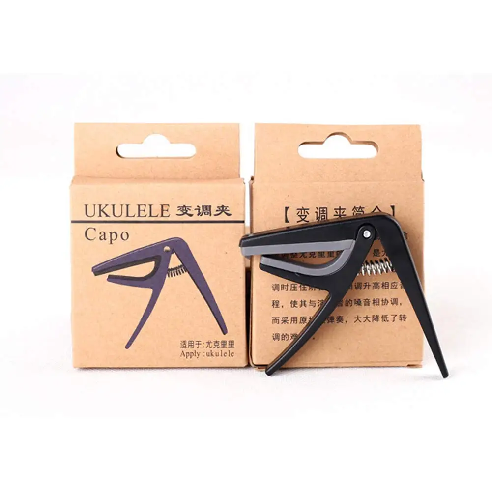 Professional Ukulele Capo Single-handed Quick Change Ukelele Capo Guitar Parts & Accessories