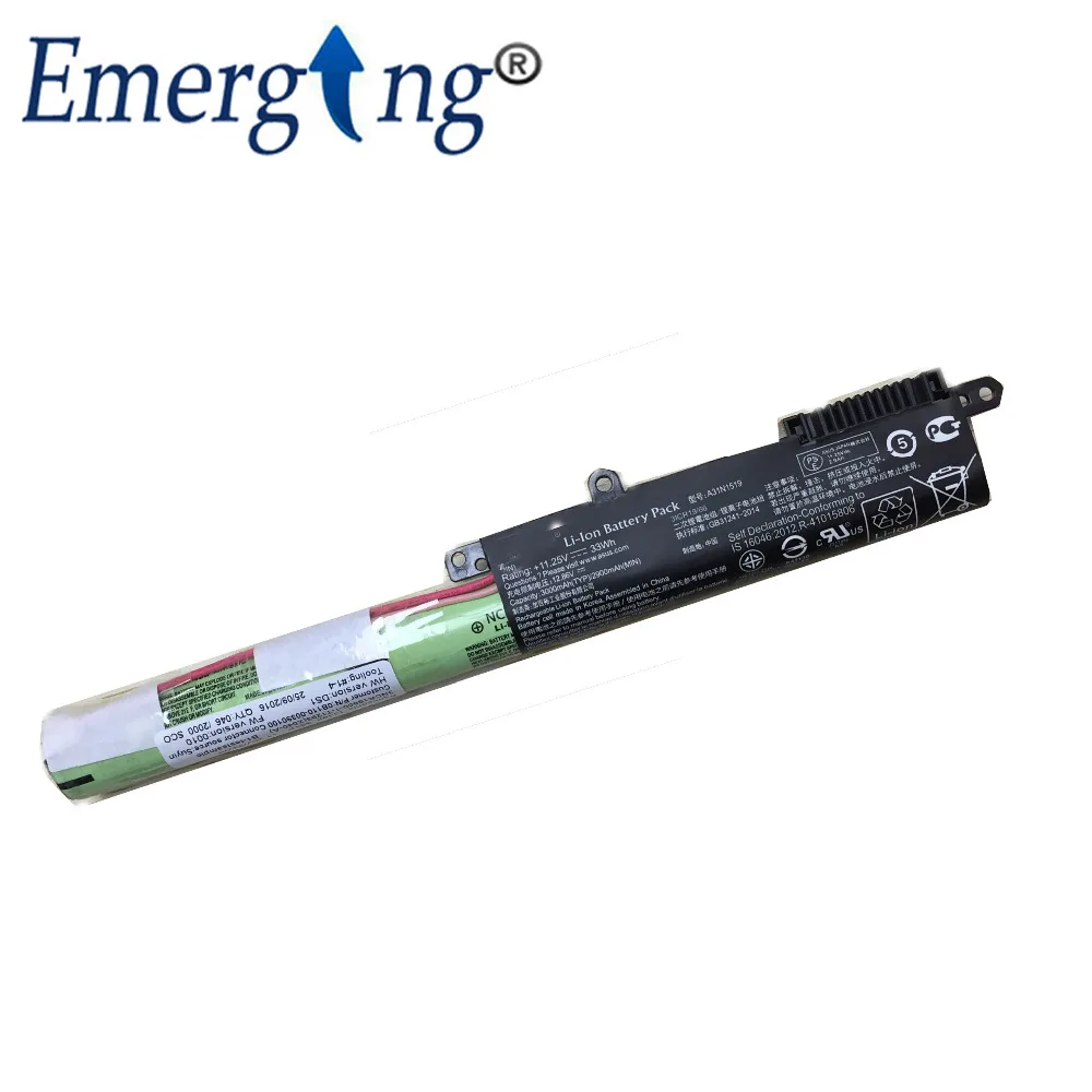 11.25V 33Wh Laptop Battery A31N1519 For ASUS VivoBook D540MB X540s X540SA R540SA X540L Series