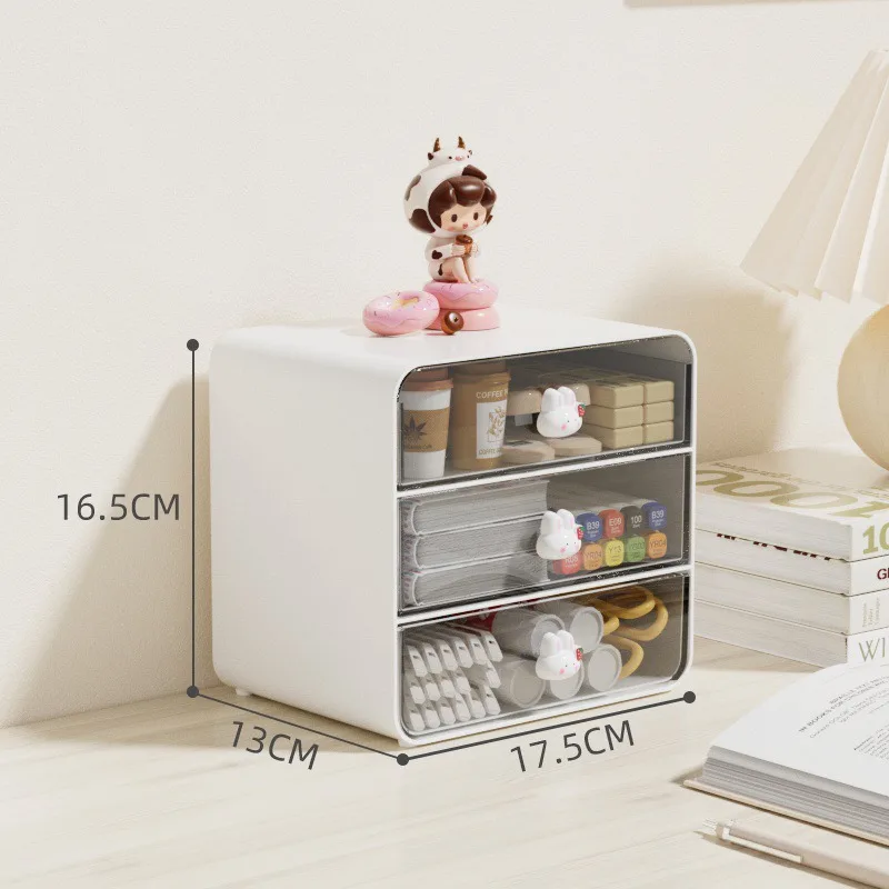 Desktop Drawer Box Desk Pen Holder Hair Accessories Storage Shelf Cosmetic Stationery Storage Box Home School Office Organizer