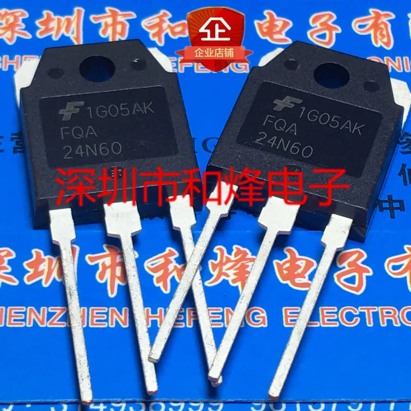 5PCS-10PCS FQA24N60  TO-3P 600V 23.5A  Imported Original Best Quality In Stock Fast Shipping