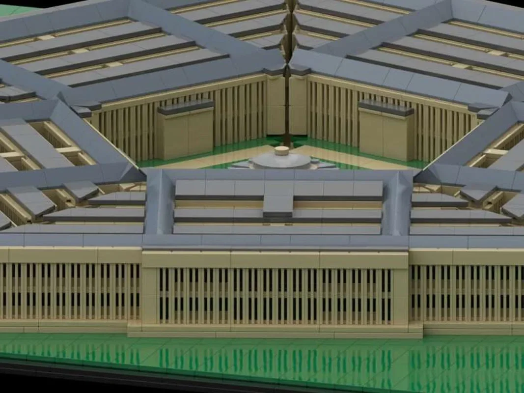 Moc Street View Gebäude Modell Ziegel Fünfeck Technologie Modulare Bausteine Geschenk Weihnachten Spielzeug DIY Set Montage