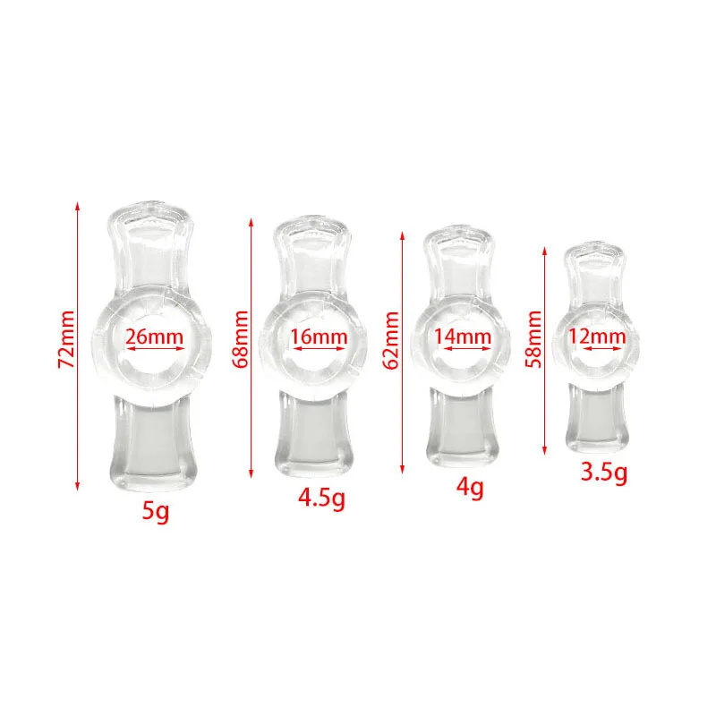 حلقة قضيب كريستالية للرجال ، حلقة قضيب ، عفة الذكور ، نقالة الكرة ، ألعاب جنسية ، تأخير القذف ، لعبة الكبار ، 4-لكل مجموعة