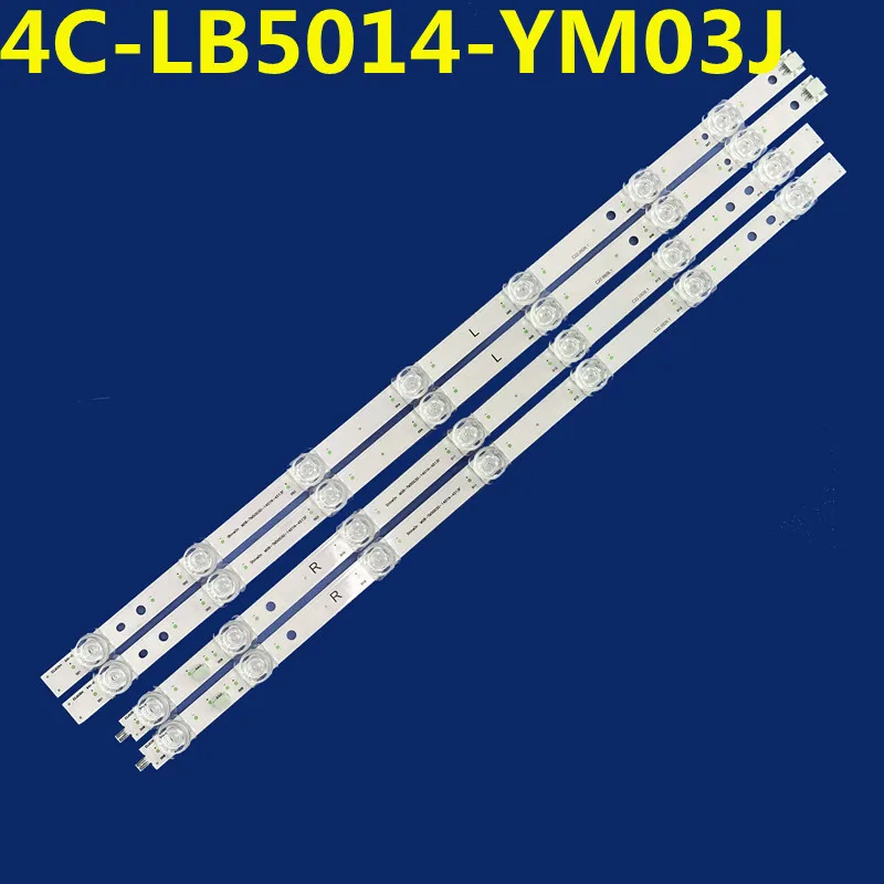 4PCS 3VLED Backlight Strip 4C-LB5014-YM03J M08-TM50030-1401N-4513F 50D8 50P715 50h6g