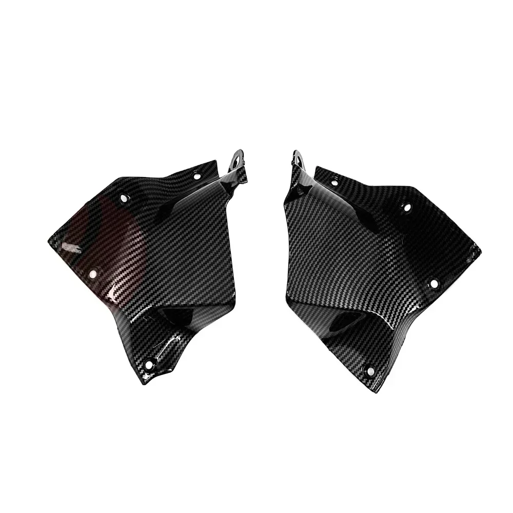 Motorcycle Carbon Fiber Front Frame Inner Cover Fairing for KAWWASAKI Z650 2020-2023