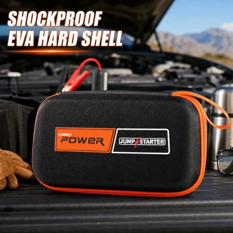 Hard EVA Travel Case for Baseus 20000mAh Jump Starter Portable Car Battery Power Bank Storage Bag Shockproof Carrying Box