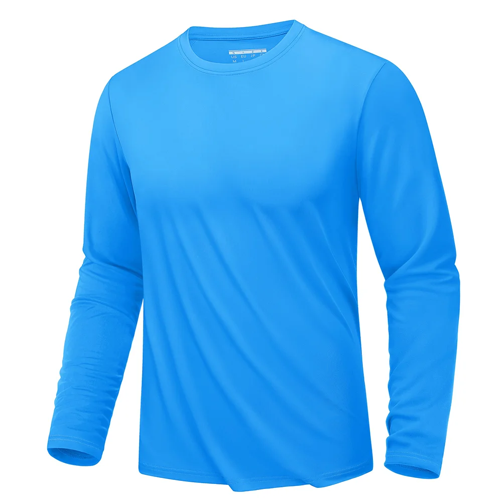 Men\'s Sun Protection  Summer official-website Long Sleeve Quick Dry Men T Shirts Breathable Hiking Fish Performance Top UV-Proof