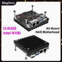 X86-P5 Intel i3-N305 N100 Development NAS Motherboard 4*M2 NVME Kit Board Firewall Server Mini PC DDR5 2x I226-V 2.5G 2x SATA