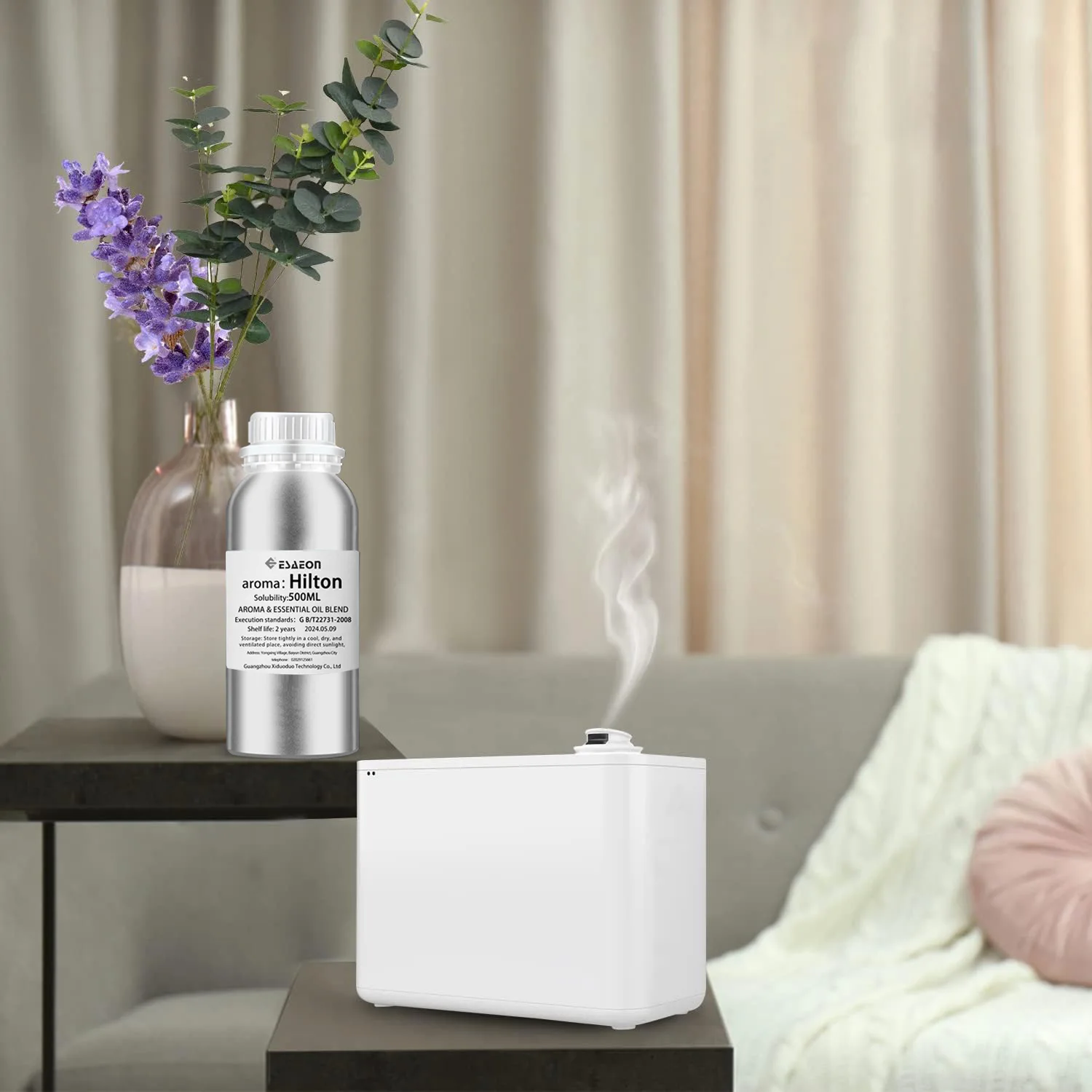 500ml Hotel Series Aromatherapy Essential Oil for Aroma Diffuser,Humidifer,Aromatic Device Home Fragrance Oil Hilton Shangri-la
