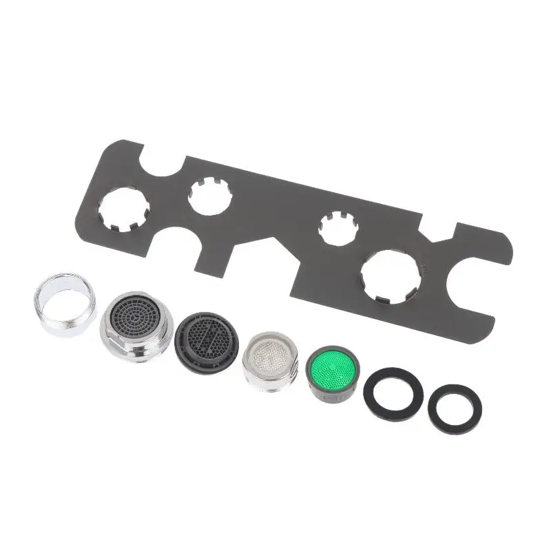 9 In 1 Faucet Aerator Removal Wrench Set Universal Spanner With Tap Nozzle Replacement Parts For Bathroom Kitchen Repair