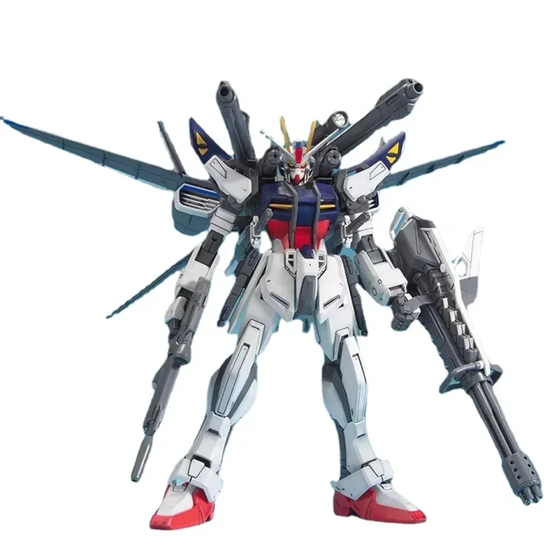 BANDAI Original MG 1/100 Gundam GAT-X105E Strike Gundam E IWSP Lukas O Donnel Ver. Anime Action Figures Assembled Models Toy