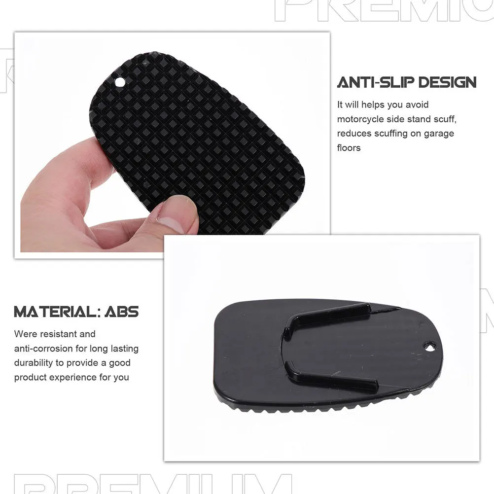 

8Pcs Motorcycle Kickstand Pad Heavy-Duty Replacement Foot Side Pads Dirt Bike Stand Support for Enhanced Stability and No