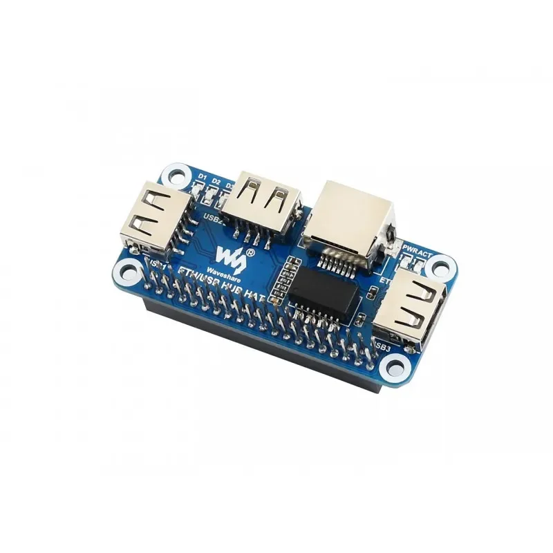 Raspberry Pi Zero W USB Hub Hat with RJ45 Ethernet Port for RPI Zero/Zero W