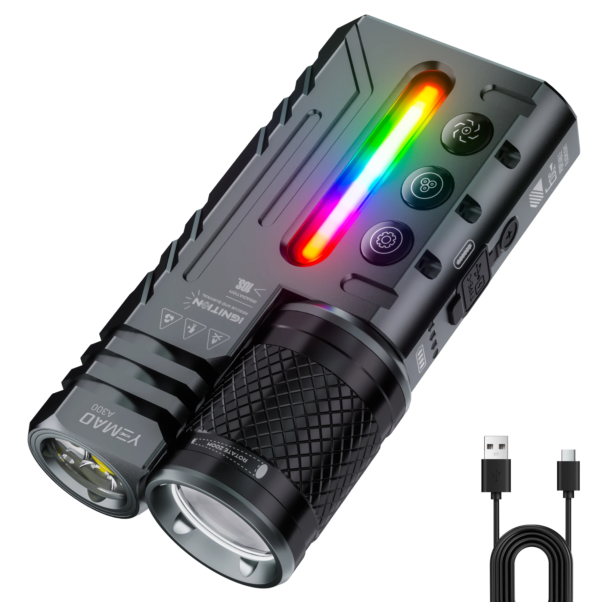torcia-edc-ricaricabile-led-dual-core-da-3500lm-con-fasci-fissi-e-zoomabili-luce-ambientale-rgb-base-magnetica-ricarica-usb-c
