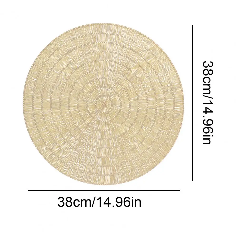 Kitchen Table Mats Reusable Pvc Placemat Set Heat Resistant Dining Table Mats Wear-resistant Stain-proof Kitchen Table for Home