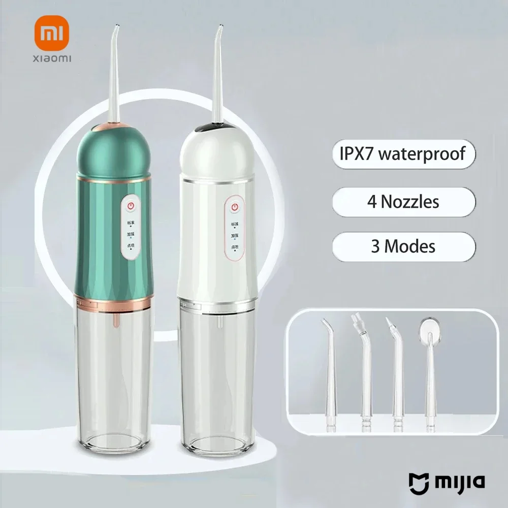 Xiaomi Oral Irrigator Water Flosser Electric Dental Whitening USB Rechargeable Gums Care Portable Cordless Jet Tooth Scaler New