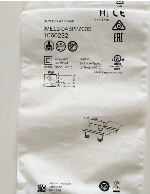 

Brand New Original IME12-04BPPZC0S IME12-06BPSZC0S IME12-06BPOZC0S IME12-04BPSZT0K proximity switch Fast Transport