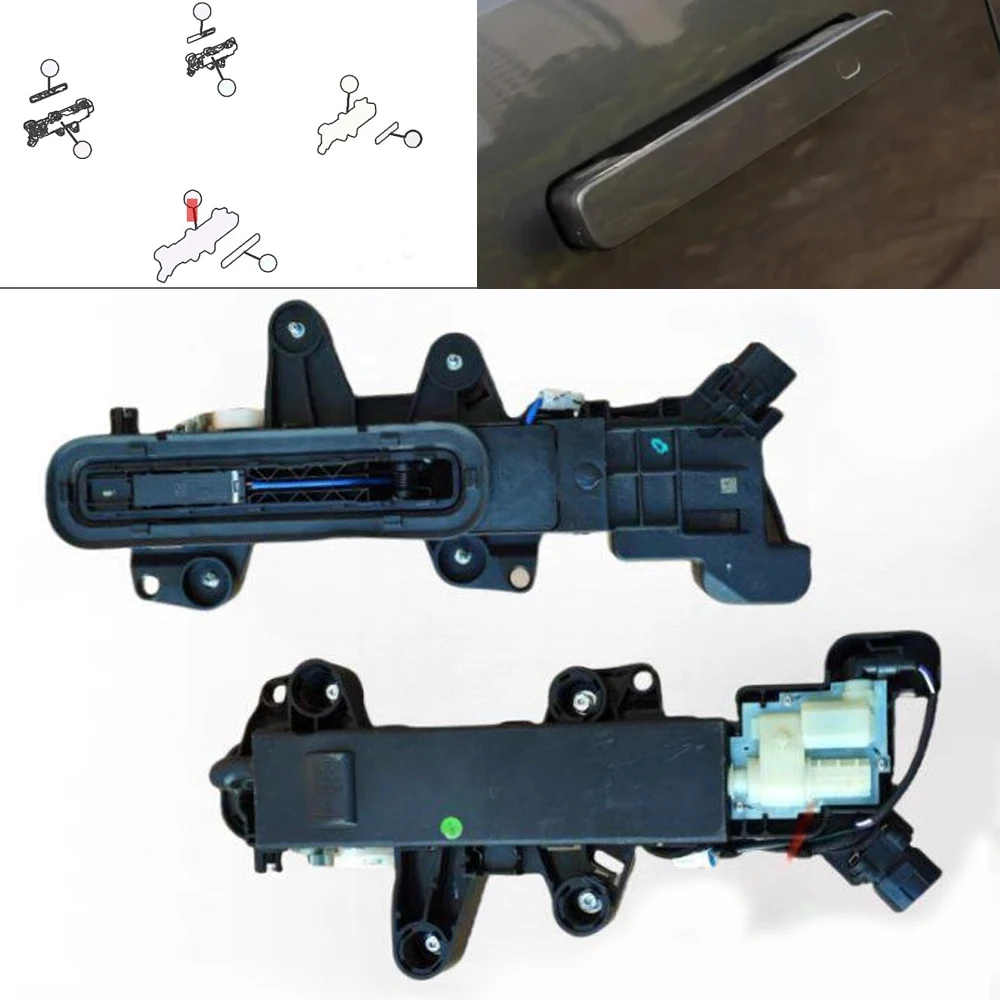 

1Pcs Car Right Left Exterior Outer Door Pull Grab Handle Assembly For Changan UNIV UNI-V 2019-2026
