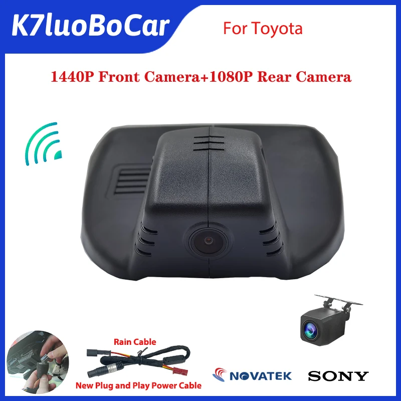 

1440P Car Dvr Full HD Plug and play Wifi Dash Cam Car Dvr Camera For Toyota Avalon Highlander Alphard Sienna Verso Vios Venza