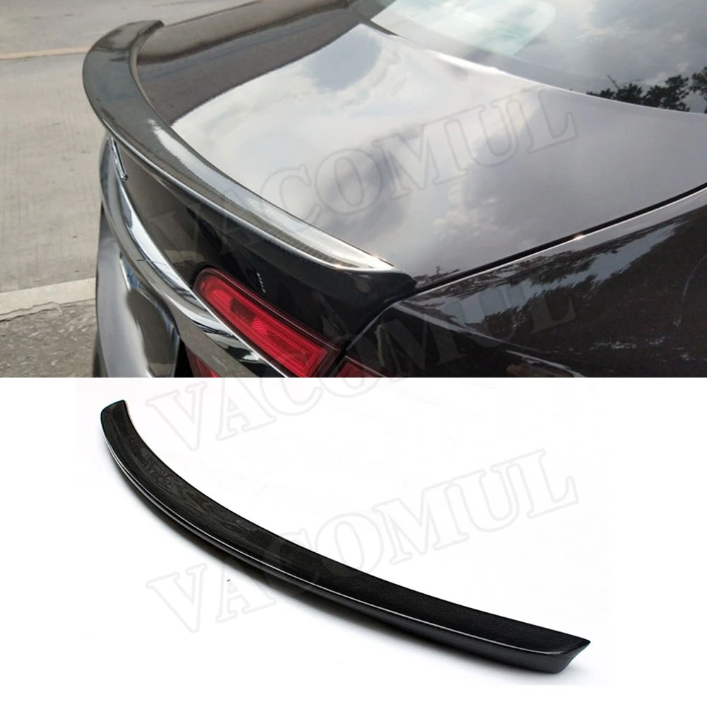 

VACOMUL Carbon Fiber Rear Spoiler for Jaguar XF Sedan 4-Door 2009-2019 Boot Trunk Trim Sticker Wings Car Styling