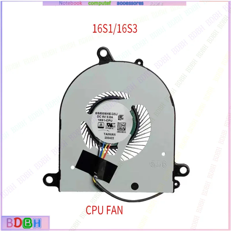 NEW Laptop CPU GPU Cooling Fans For MSI Modern 15 A10RBS A10RB (MS-1551) A10RAS A10RA 16s1 16s3 Fan BS5005HS U3I U3J NEW16S1
