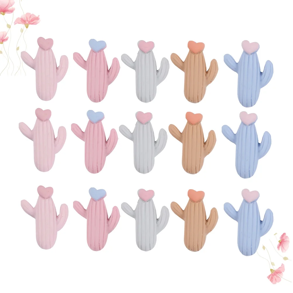 

60pcs Cactus Phone Case Accessories Resin Pendant DIY Decor for Girls Wallet Bags Jewelry Craft Kits PHONEDecor