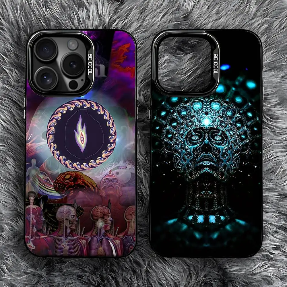 

Band T-Tool Lateralus Phone Case For iPhone 16,15,14,13,12,11,Pro,Max,Plus,Mini,SE Anti Fall Black Matte Hard Bumper