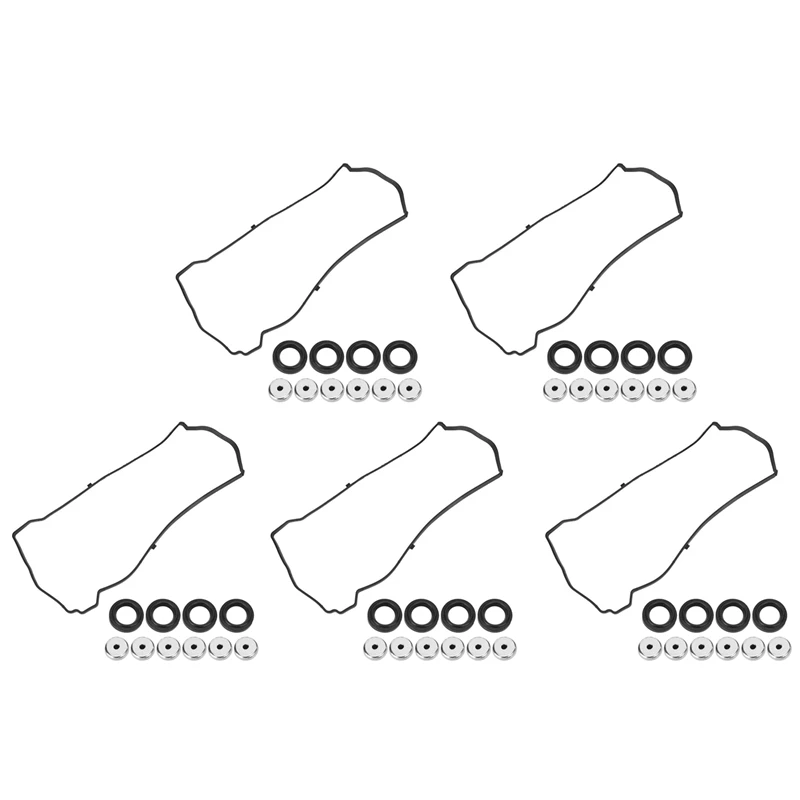 55X Valve Cover Gasket Set 12030-PNC-000 For Acura RSX Base & Type S K20A K20A2 K20A3 K20Z1