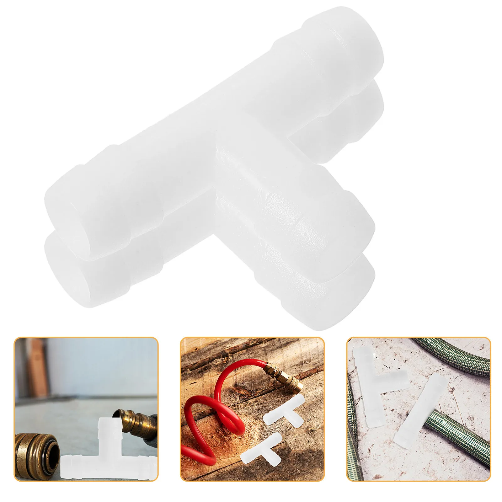 

4 шт. Трехходовые соединители для дренажных шлангов, сверхпрочные фитинги для кондиционеров, устойчивые к деформации и погодным условиям, для дома