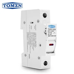 TOMZN 1P Solar PV Fuse Holders Suitable For 10*38mm PV Fuse Link Solar System Protection