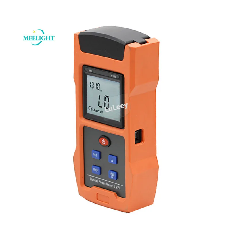 

VFL OPM 2in1 High Precision Optical Power Meter 10MW 30km Red Light Source Lithium Battery FC SC ST ftth