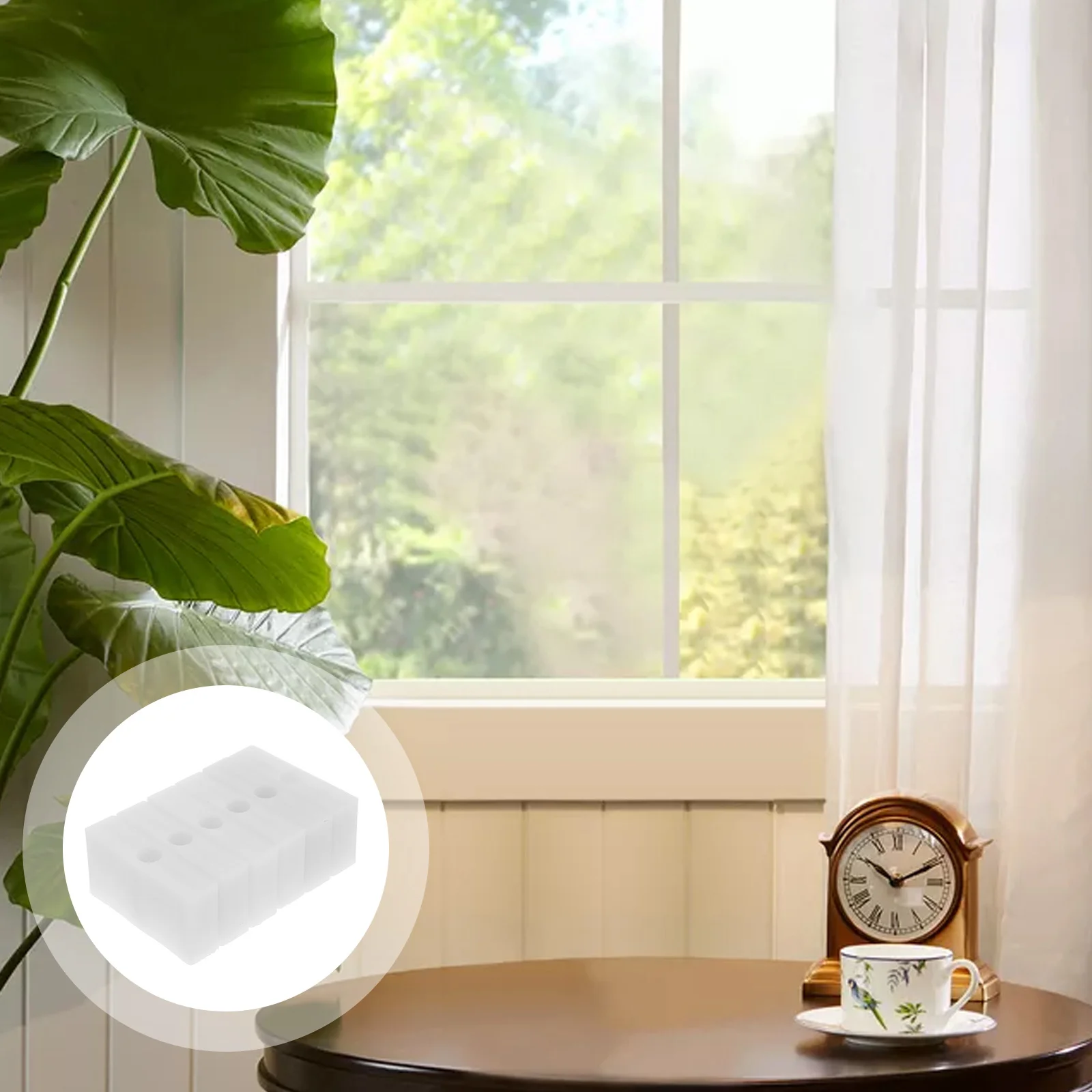 

10Pcs Glass Window Safety Lock Slider Windows Stopper with Limiting Function for Home Use White Sliding Windows Lock