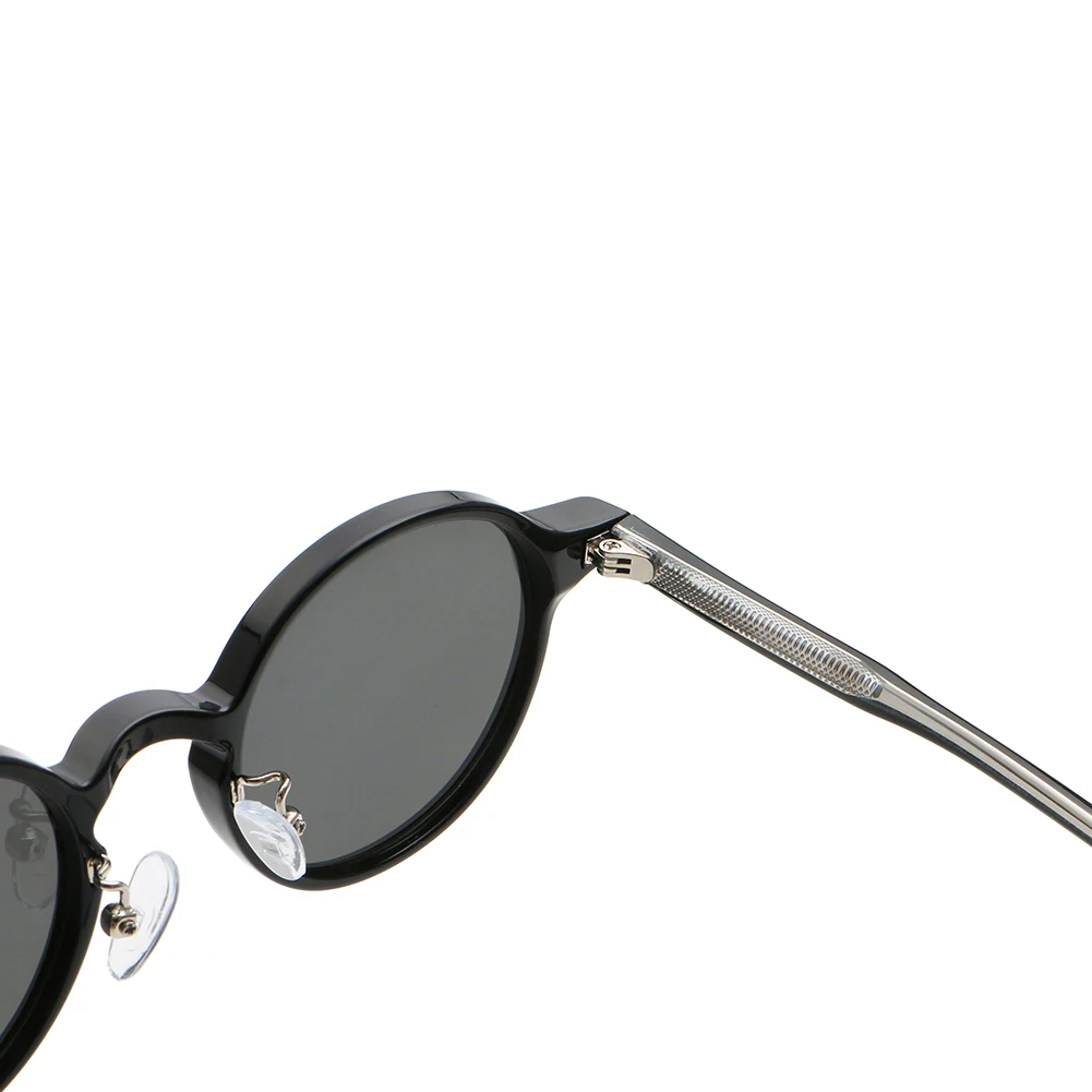 Peekaboo fashion sunglasses for women uv400 unisex decoration male round sun glasses for men CP acetate leopard black brown
