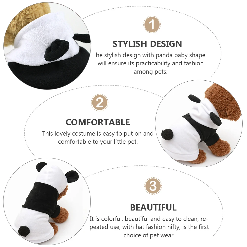 

Fall and Winter Clothes Panda Outfit Pandas Puppy Costume Pet Dog Costumes