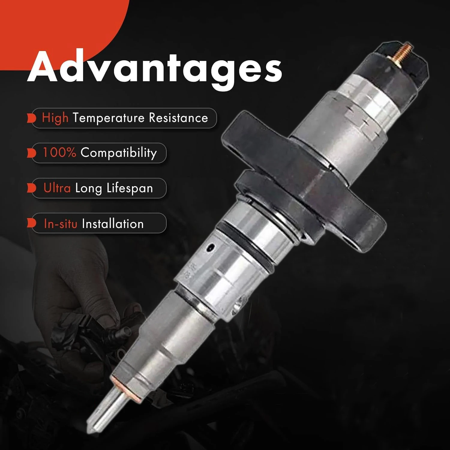 Common Rail Injector 0445120057 2854608 504091505R 0986435552 for Case New Holland Bulldozer and Iveco 6.7L Engine