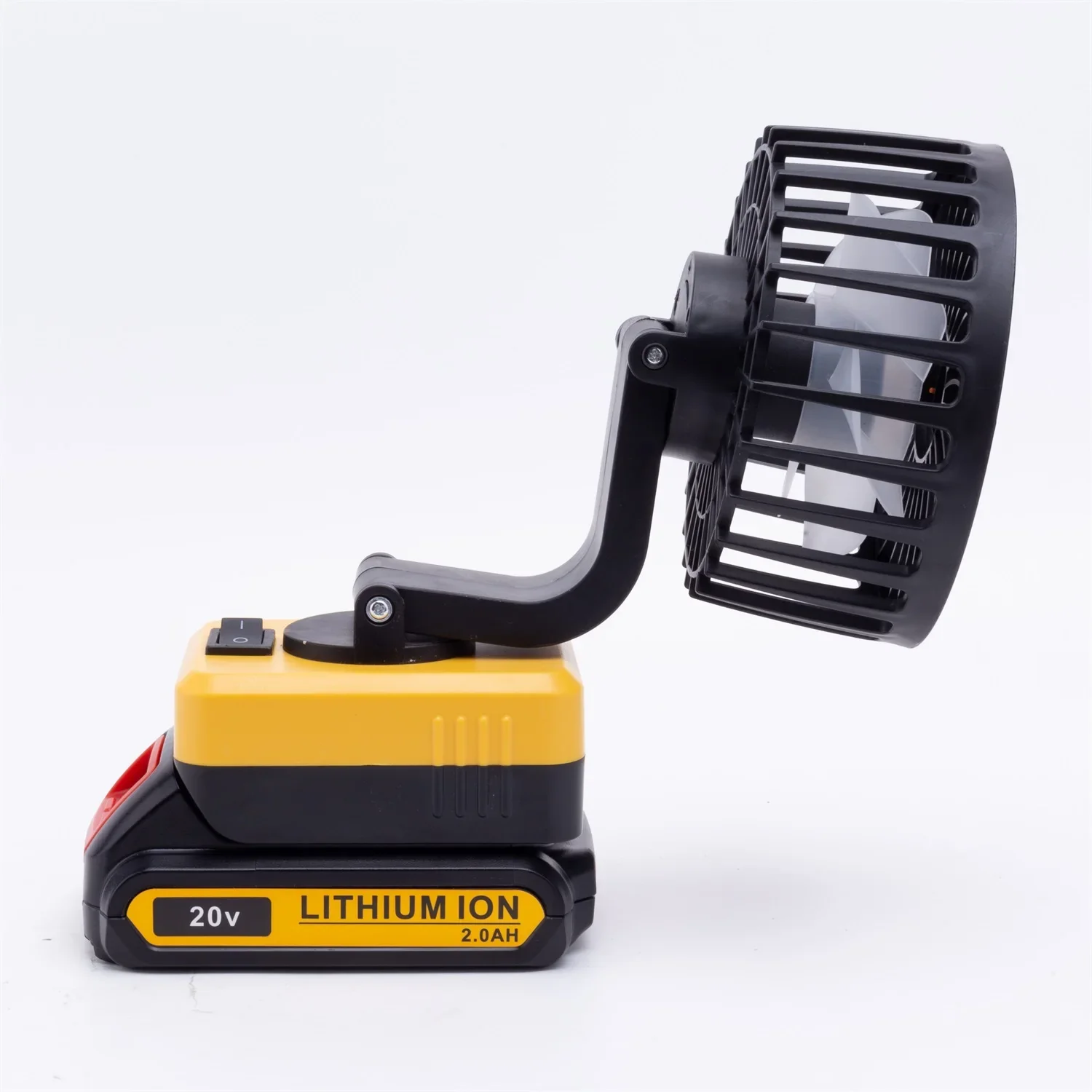 For DeWalt 18V Li-Ion Battery Adapter Bare Tool Cordlless Fan Portable Workshop Field Fan(battery not included)