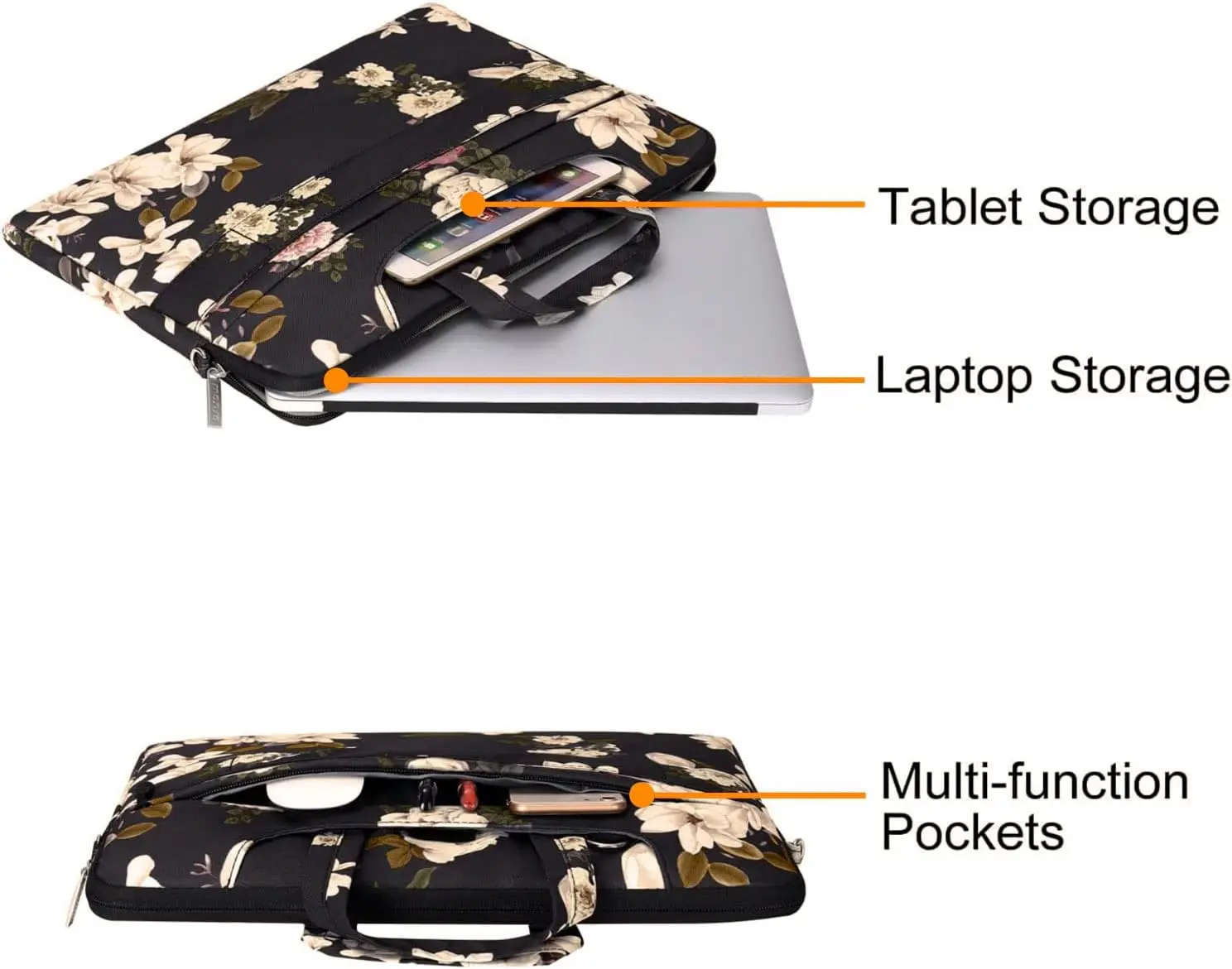 Imagem -03 - Bolsa de Ombro para Laptop para Homens e Mulheres Pasta de Manga para Notebook Dell Lenovo hp Asus Macbook Air Pro m1 m2 13 13.3 14 15 16 17