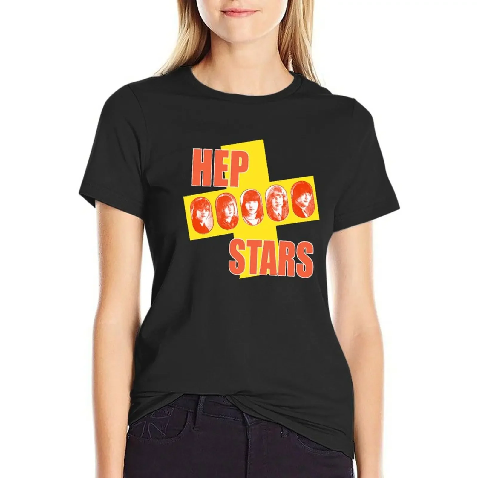 

HD. The Hep Stars - Swedish 1960 Classic Rock T-Shirt anime funny summer tops aesthetic clothes T-shirt Women
