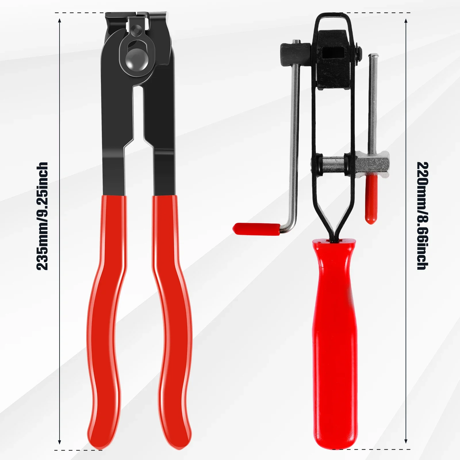 السيرة الذاتية المشتركة التمهيد المشبك كماشة مجموعة الفولاذ المقاوم للصدأ سيارة النطاقات أدوات عدة المهنية الأذن التمهيد التعادل كماشة أو السيرة الذاتية التمهيد المشابك للسيارات #6