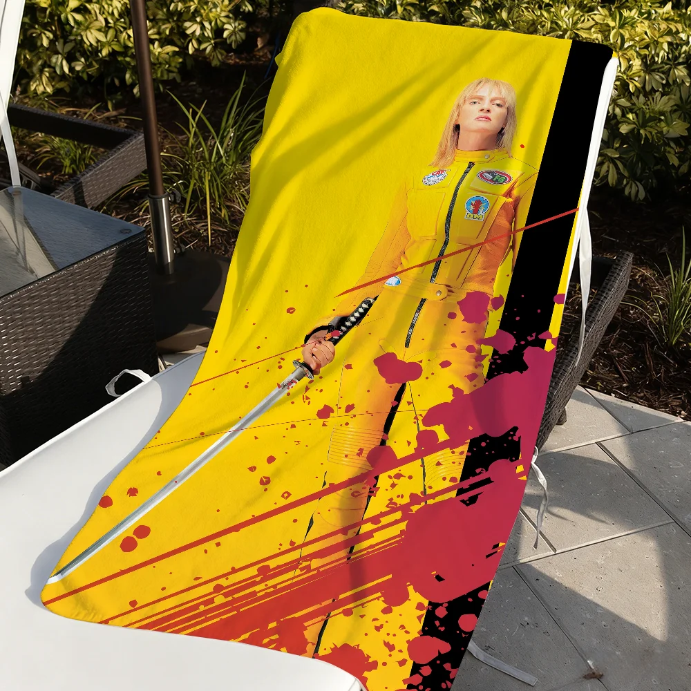 Classic Movie K-Kill Bill Towel Quick Dry Soft Yoga Swimming Fitness Mountain Climbing Large Beach Towels