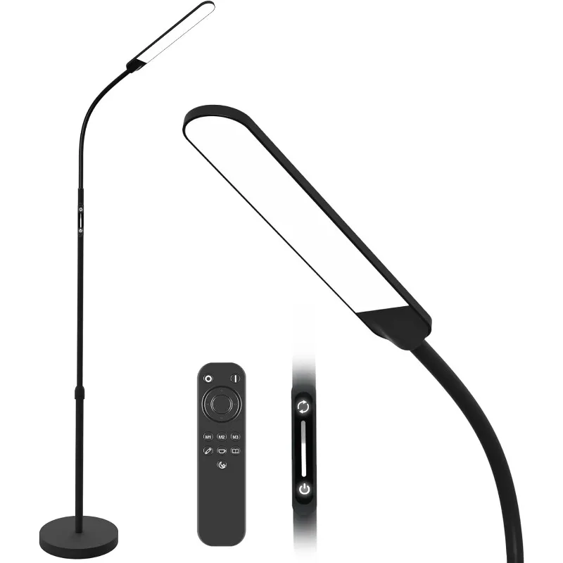 

Led Floor Lamp,Modern Reading Adjustable Standing Height 4 Colors and Stepless