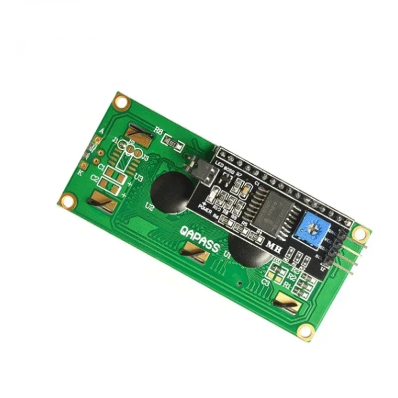 LCD1602 1602 LCD Module Blue / Yellow Green Screen 16x2 Character LCD Display PCF8574T PCF8574 IIC I2C Interface 5V Cables