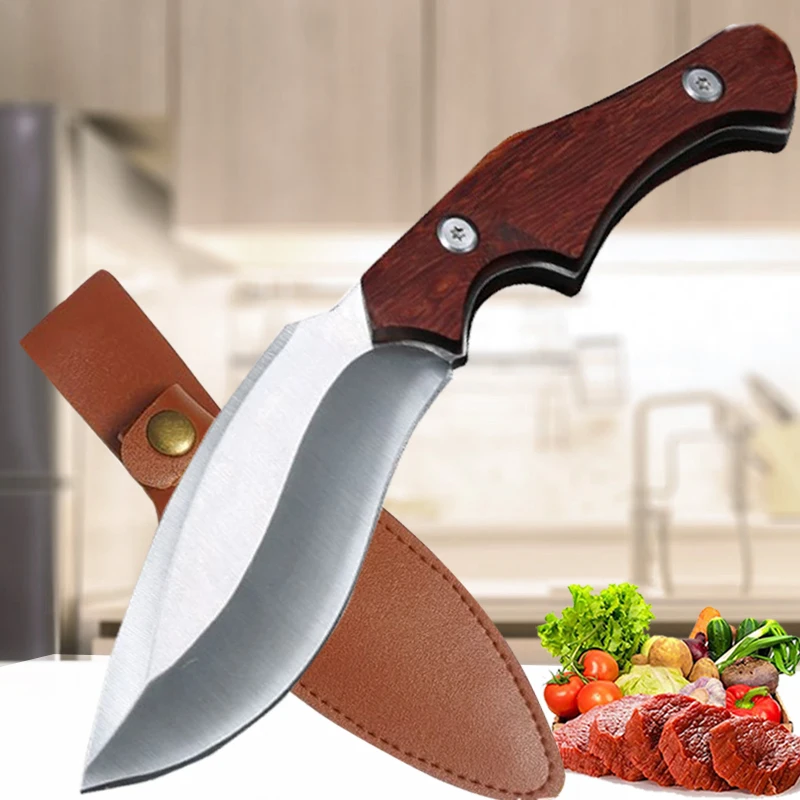 Kitchen Meat Knife Boning Knife Stainless Steel Fruit Knife  Butcher Utility Knives Perfect for Household Cooking Kitchen Knife