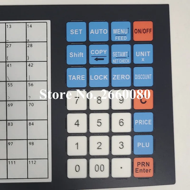 Imagem -03 - Teclado para Impressora Brand Novidades Rls1000a Rls1100c Teclado Inglês Língua Árabe Peças Lote Rls1000