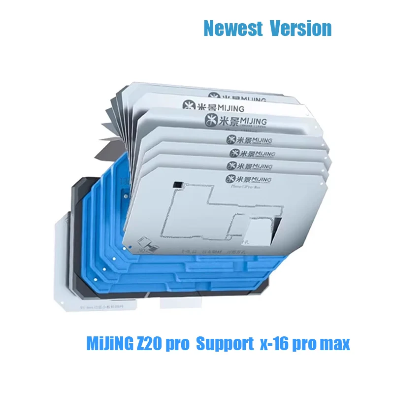 MiJing Z20 Pro BGA Reballing Stencil Platform for iPhone X-16 PRO MAX Magnetic Fixture Motherboard Middle Frame Soldering