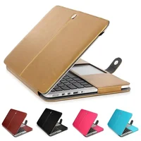 Funda de cuero para ordenador portátil para MacBook Air 13,3, 13,6, Retina M2, Mac Book Pro, 14 pulgadas, 2022, funda tipo libro, accesorios