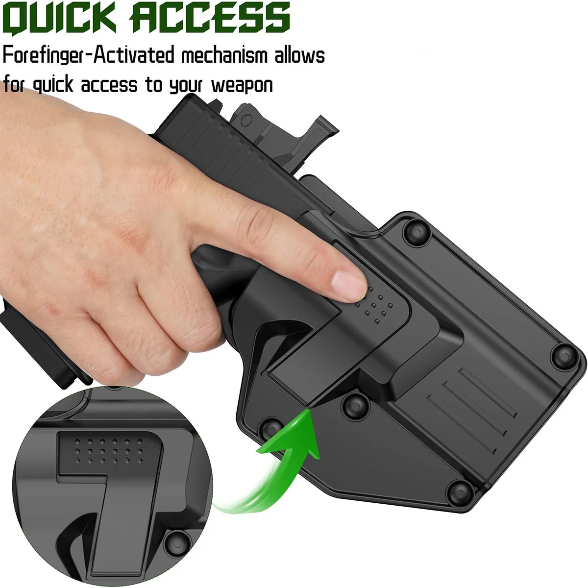 حافظة مسدس تكتيكية حافظة عالمية مدمجة ملحقات Airsoft لـ S&W Sig Sauer Ruger Taurus Beretta CZ Walther #3