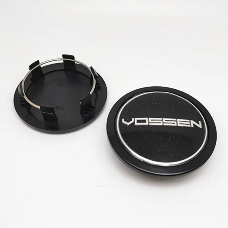 4pcs Vossen 76mm 60mm Wheel Center Hub Caps Auto Rims Dust Proof Center Hubcaps Emblem Cary Styling Replacement Cover