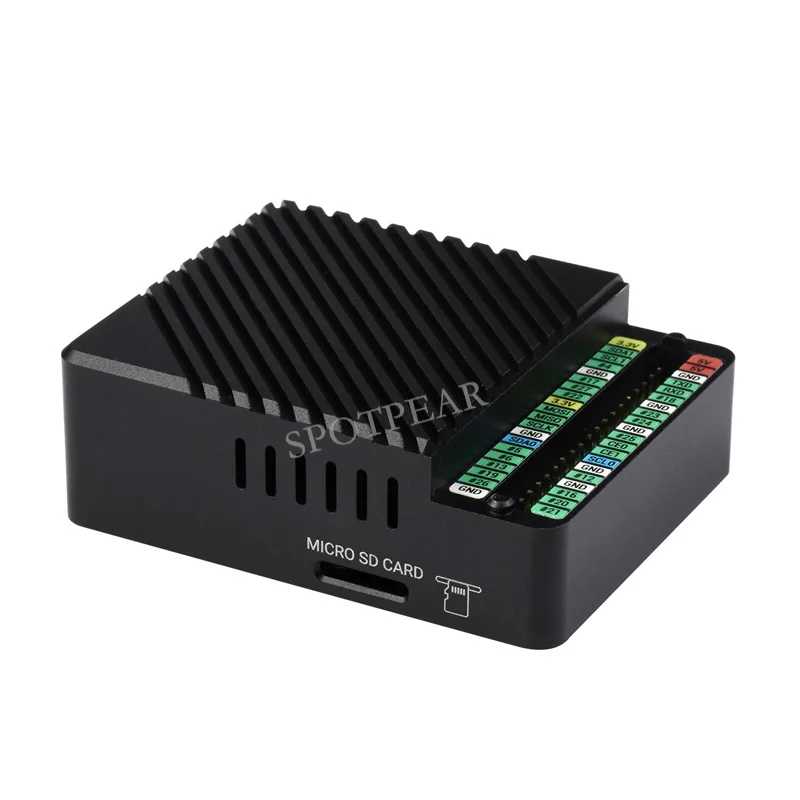 Raspberry Pi CM4 dual ETH mini Open-source Router Board Metal case for Compute Module 4 IO Board  5V, Type-C interfac